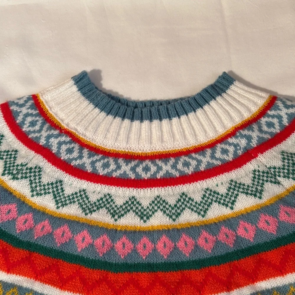 Colorful Patterned Sweater - Picture 2 of 3